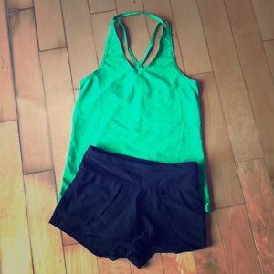 Athleta Shorts and Tank Top